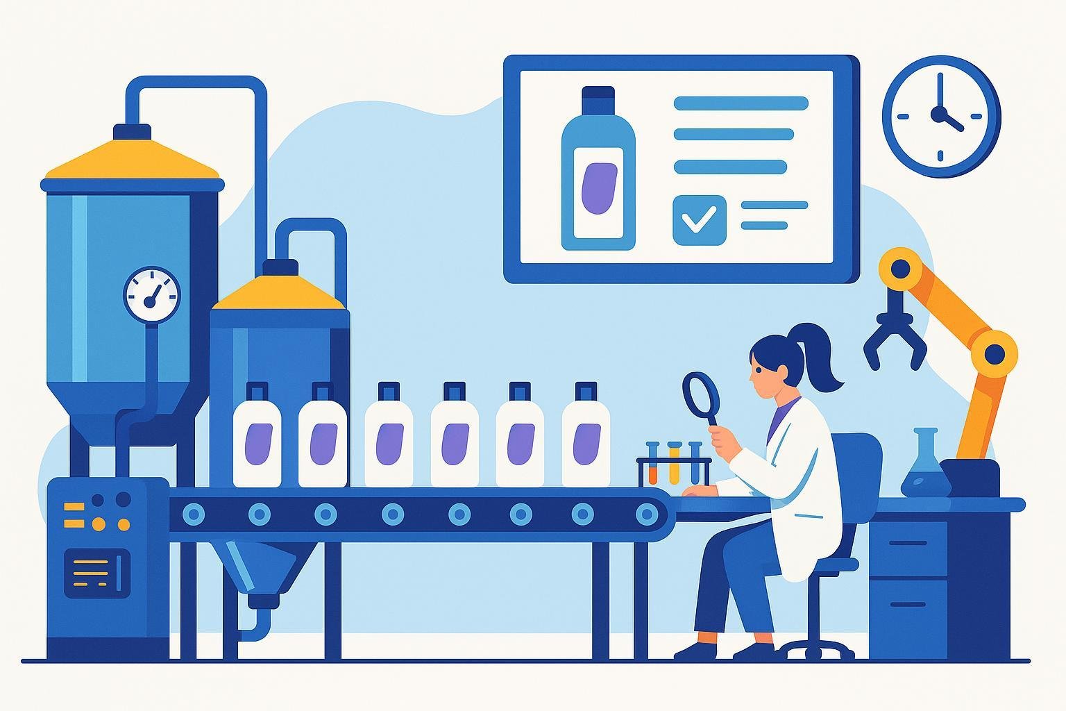 Shampoo Production Line industrial reference