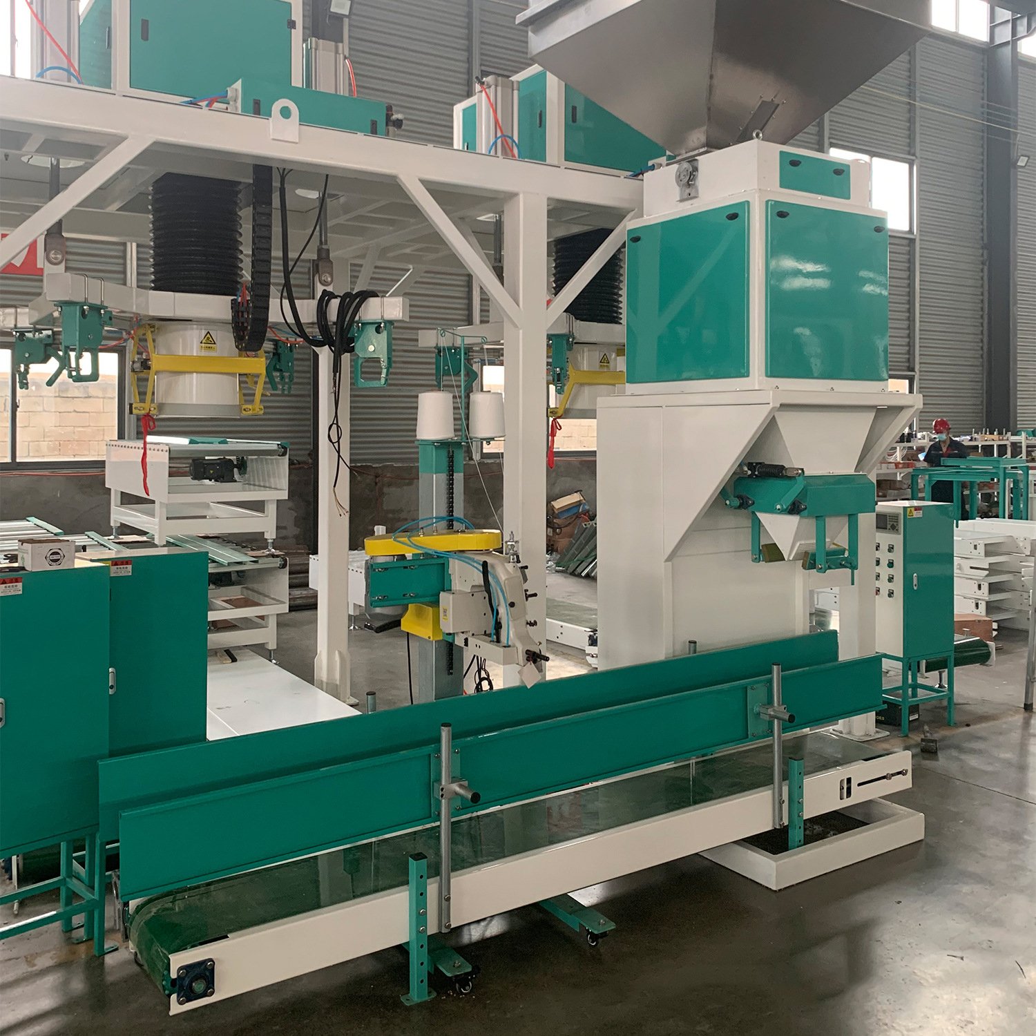 Compost Screening & Bagging Line equipment and production reference