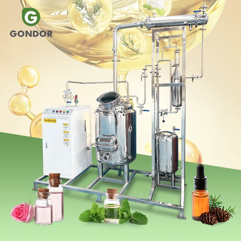 Essential Oil Steam Distillation Line equipment and production reference