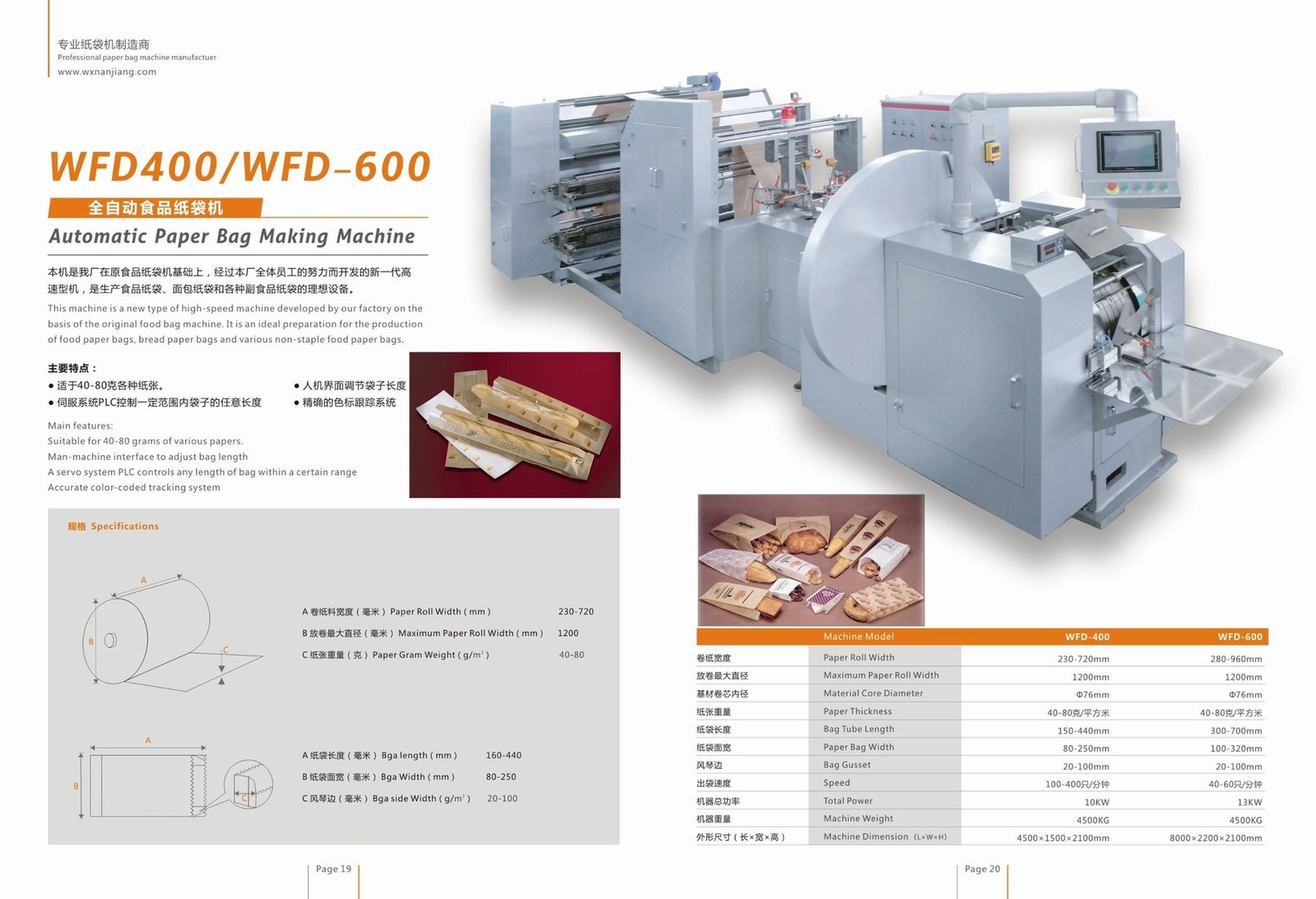 Flat & Satchel Paper-Bag Production Line equipment and production reference