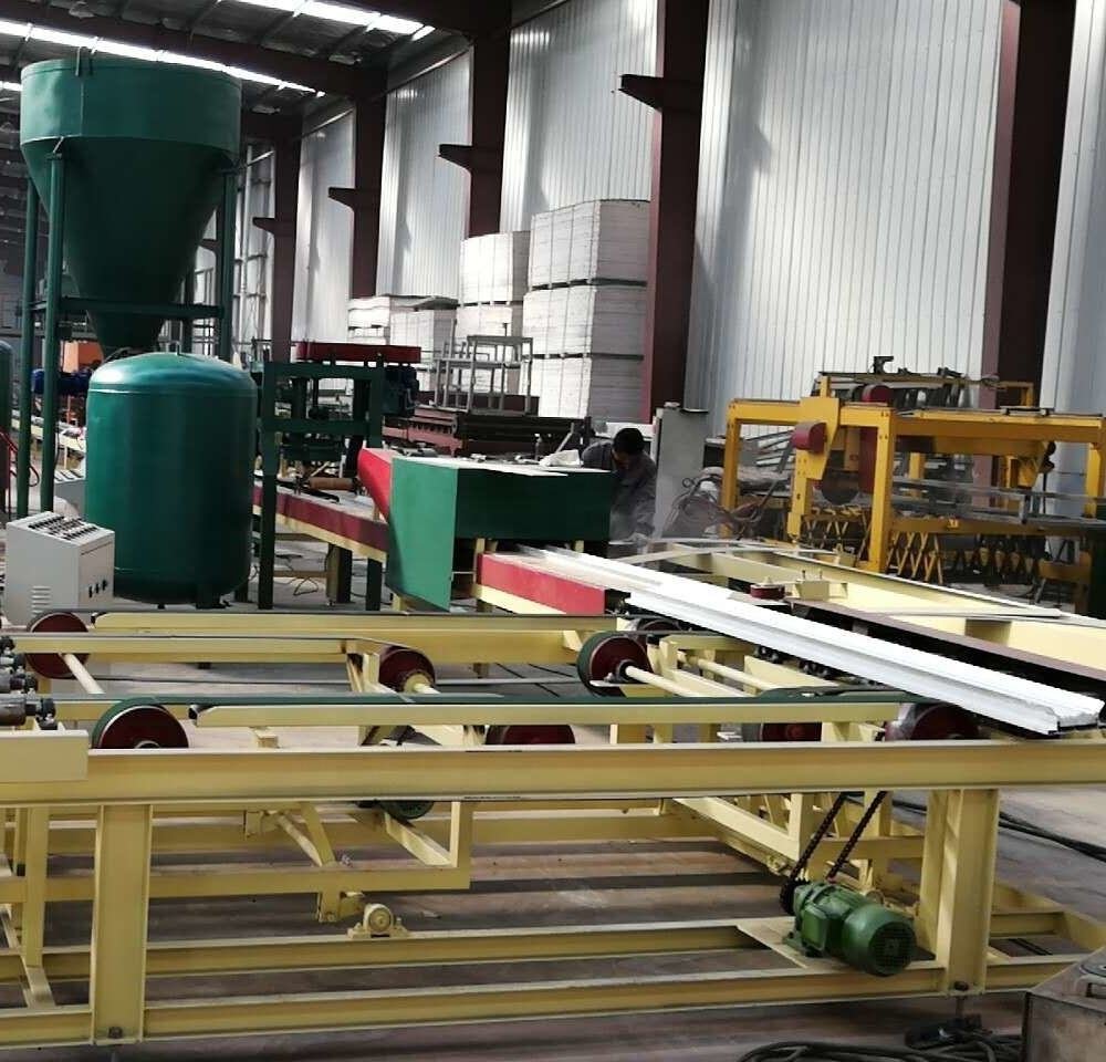 Gypsum Cornice & Ceiling Mouldings Line equipment and production reference