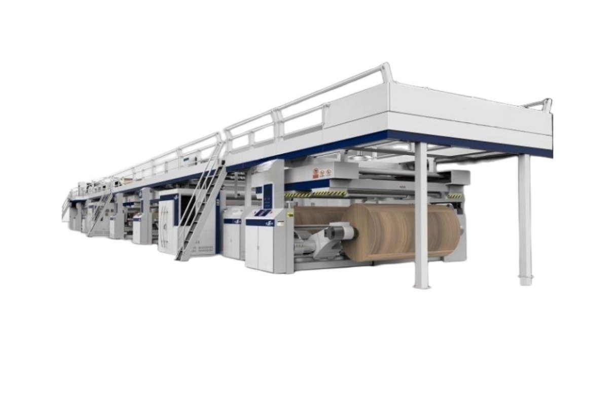 Two-Ply Corrugated-Board Single-Facer Line equipment and production reference