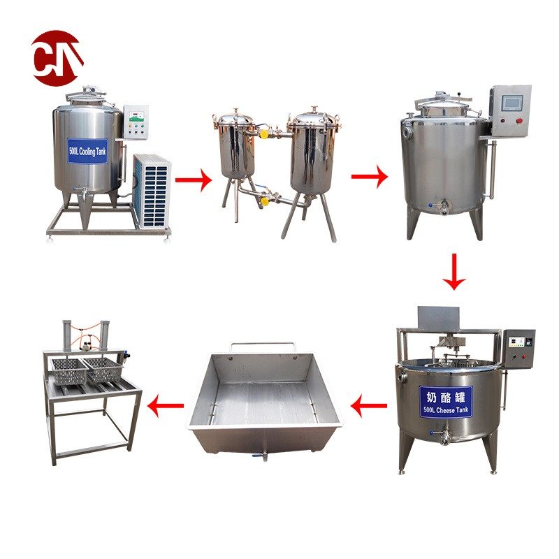 White & Local Cheese Production Line equipment and production reference